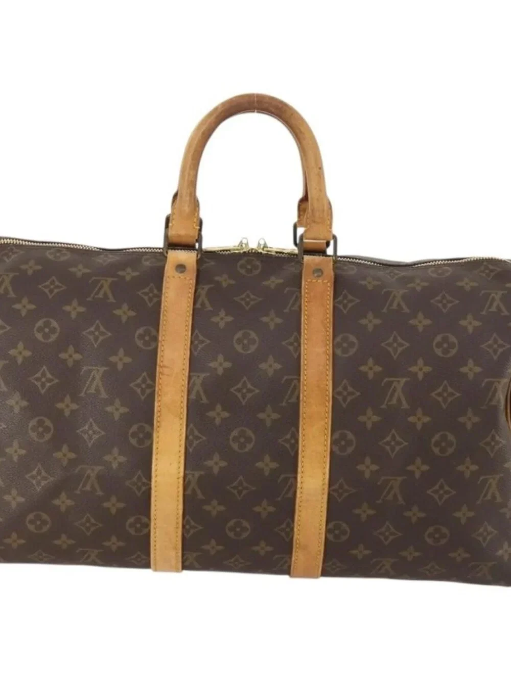 LOUIS VUITTON Monogram Keepall 45 Boston Bag M41428 LV Auth BA10838
